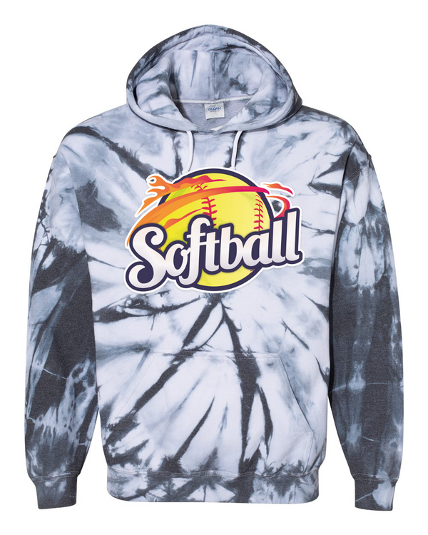Softball - Tie Dyed Hoodies