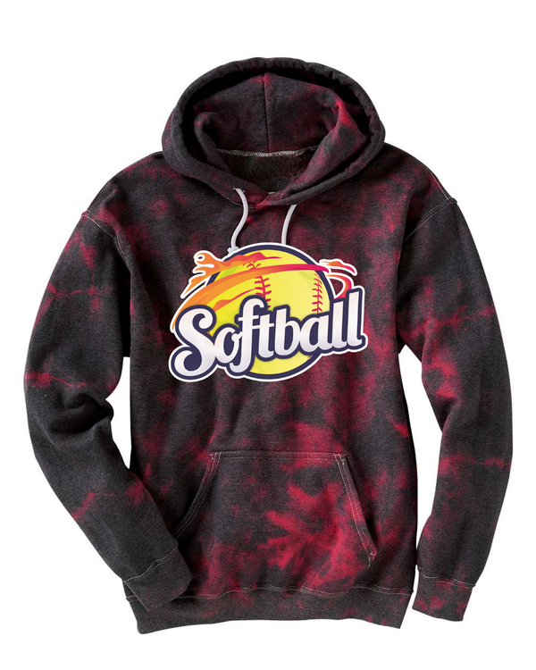 Softball - Tie Dyed Hoodies