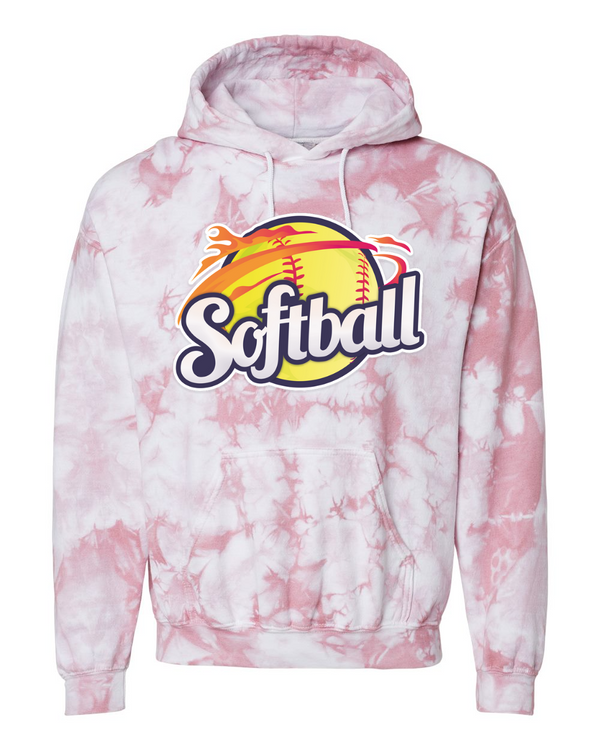 Softball - Tie Dyed Hoodies