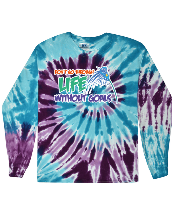 fashionable cotton crew neck clothing Long sleeve T-shirt tee shirt tie dye apparel