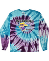 fashionable cotton crew neck clothing Long sleeve T-shirt tee shirt tie dye apparel
