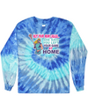 fashionable cotton crew neck clothing Long sleeve T-shirt tee shirt tie dye apparel