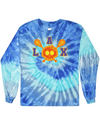 fashionable cotton crew neck clothing Long sleeve T-shirt tee shirt tie dye apparel