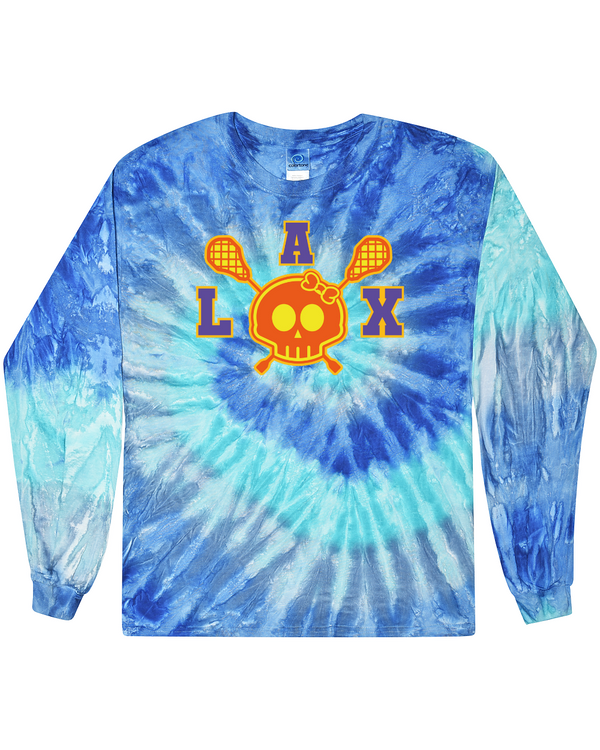 fashionable cotton crew neck clothing Long sleeve T-shirt tee shirt tie dye apparel