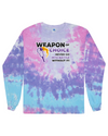 fashionable cotton crew neck clothing Long sleeve T-shirt tee shirt tie dye apparel
