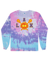 fashionable cotton crew neck clothing Long sleeve T-shirt tee shirt tie dye apparel