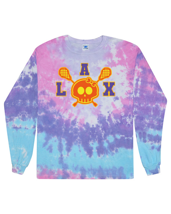 fashionable cotton crew neck clothing Long sleeve T-shirt tee shirt tie dye apparel