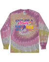 fashionable cotton crew neck clothing Long sleeve T-shirt tee shirt tie dye apparel