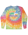 fashionable cotton crew neck clothing Long sleeve T-shirt tee shirt tie dye apparel