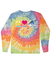 fashionable cotton crew neck clothing Long sleeve T-shirt tee shirt tie dye apparel