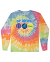 fashionable cotton crew neck clothing Long sleeve T-shirt tee shirt tie dye apparel