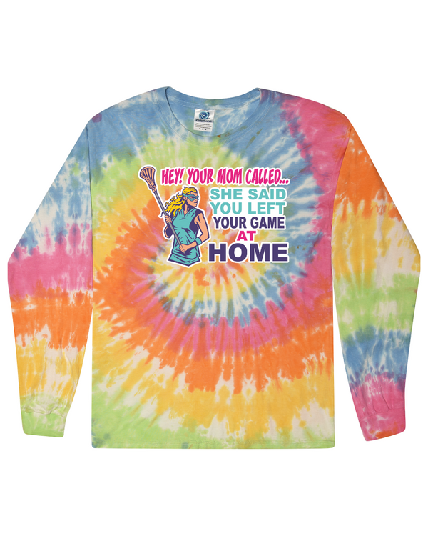 fashionable cotton crew neck clothing Long sleeve T-shirt tee shirt tie dye apparel