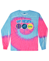 fashionable cotton crew neck clothing Long sleeve T-shirt tee shirt tie dye apparel