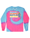 fashionable cotton crew neck clothing Long sleeve T-shirt tee shirt tie dye apparel