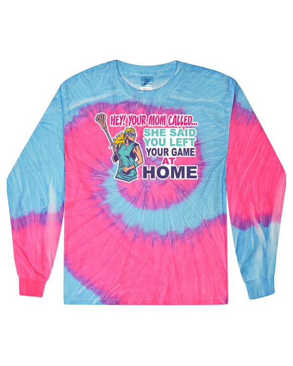 fashionable cotton crew neck clothing Long sleeve T-shirt tee shirt tie dye apparel