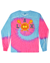 fashionable cotton crew neck clothing Long sleeve T-shirt tee shirt tie dye apparel