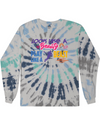 fashionable cotton crew neck clothing Long sleeve T-shirt tee shirt tie dye apparel