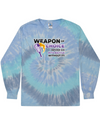 fashionable cotton crew neck clothing Long sleeve T-shirt tee shirt tie dye apparel