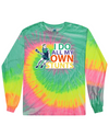 fashionable cotton crew neck clothing Long sleeve T-shirt tee shirt tie dye apparel