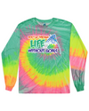 fashionable cotton crew neck clothing Long sleeve T-shirt tee shirt tie dye apparel