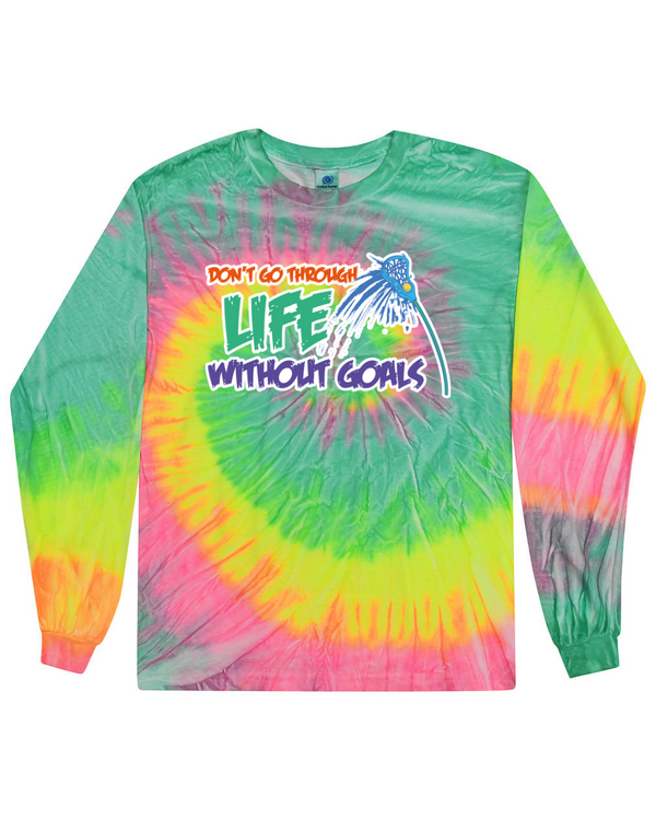 fashionable cotton crew neck clothing Long sleeve T-shirt tee shirt tie dye apparel