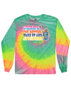 fashionable cotton crew neck clothing Long sleeve T-shirt tee shirt tie dye apparel