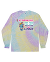 fashionable cotton crew neck clothing Long sleeve T-shirt tee shirt tie dye apparel