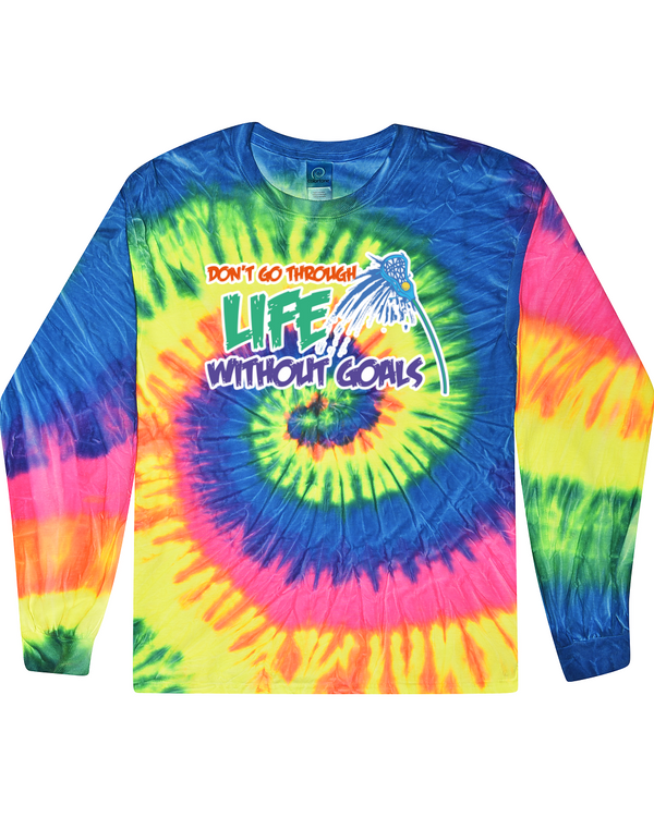 fashionable cotton crew neck clothing Long sleeve T-shirt tee shirt tie dye apparel