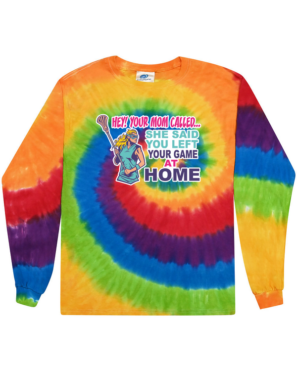 fashionable cotton crew neck clothing Long sleeve T-shirt tee shirt tie dye apparel