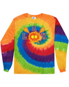 fashionable cotton crew neck clothing Long sleeve T-shirt tee shirt tie dye apparel