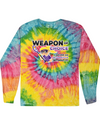 fashionable cotton crew neck clothing Long sleeve T-shirt tee shirt tie dye apparel