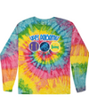 fashionable cotton crew neck clothing Long sleeve T-shirt tee shirt tie dye apparel