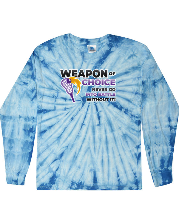 fashionable cotton crew neck clothing Long sleeve T-shirt tee shirt tie dye apparel