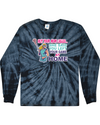 fashionable cotton crew neck clothing Long sleeve T-shirt tee shirt tie dye apparel