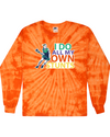 fashionable cotton crew neck clothing Long sleeve T-shirt tee shirt tie dye apparel