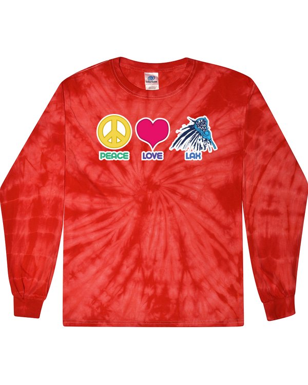 fashionable cotton crew neck clothing Long sleeve T-shirt tee shirt tie dye apparel