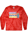 fashionable cotton crew neck clothing Long sleeve T-shirt tee shirt tie dye apparel