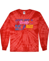 fashionable cotton crew neck clothing Long sleeve T-shirt tee shirt tie dye apparel