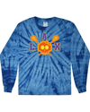 fashionable cotton crew neck clothing Long sleeve T-shirt tee shirt tie dye apparel