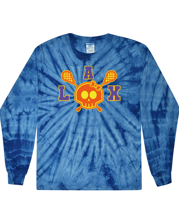 fashionable cotton crew neck clothing Long sleeve T-shirt tee shirt tie dye apparel
