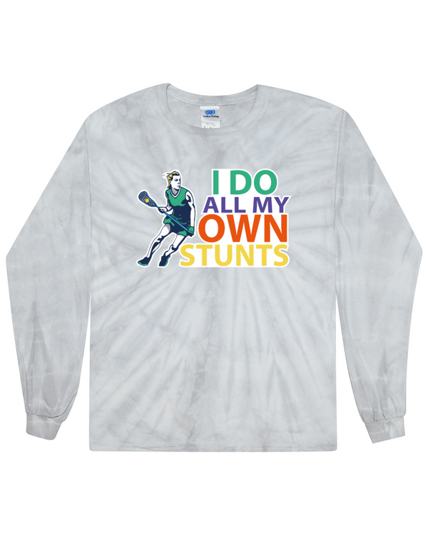 fashionable cotton crew neck clothing Long sleeve T-shirt tee shirt tie dye apparel