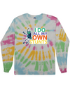 fashionable cotton crew neck clothing Long sleeve T-shirt tee shirt tie dye apparel