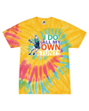 fashionable cotton crew neck clothing T-shirt tee shirt tie dye apparel