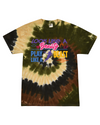 fashionable cotton crew neck clothing T-shirt tee shirt tie dye apparel