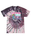 fashionable cotton crew neck clothing T-shirt tee shirt tie dye apparel