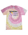 fashionable cotton crew neck clothing T-shirt tee shirt tie dye apparel
