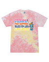 fashionable cotton crew neck clothing T-shirt tee shirt tie dye apparel