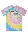 fashionable cotton crew neck clothing T-shirt tee shirt tie dye apparel