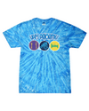 fashionable cotton crew neck clothing T-shirt tee shirt tie dye apparel