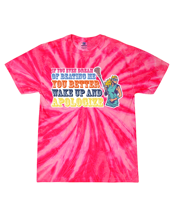 fashionable cotton crew neck clothing T-shirt tee shirt tie dye apparel